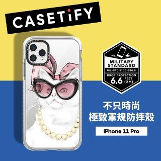 【Casetify】iPhone 11 Pro 耐衝擊保護殼-名媛貓