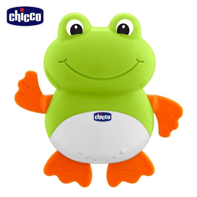 【Chicco】動感青蛙洗澡玩具