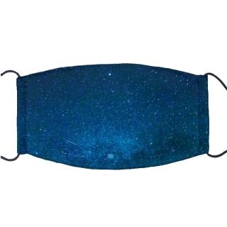 【IHERMI】藍色星空 個性口罩 台灣製(耐用 舒適 透氣 可水洗 重複使用 創意 幾何 清新)