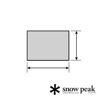 【Snow Peak】雪峰FAL 3人 登山帳原廠專用地布 SSD-603-1(SSD-603-1)