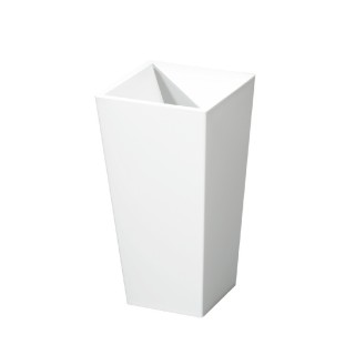 【HOME WORKING】日本UNEED隱藏式上蓋方形質感垃圾桶-小(隱藏式質感設計/優雅質感/日本原裝進口)