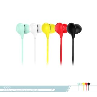 【HOCO】彩色糖果 入耳式耳機-M13(3.5mm各廠牌適用/ 線控接聽/ 免持聽筒)
