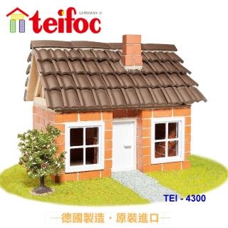 【德國 teifoc】DIY益智磚塊建築玩具-瓦房(TEI4300)