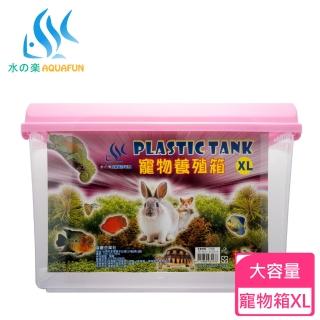 【AQUAFUN 水之樂】寵物養殖箱-粉紅色/藍綠色/青色(XL)