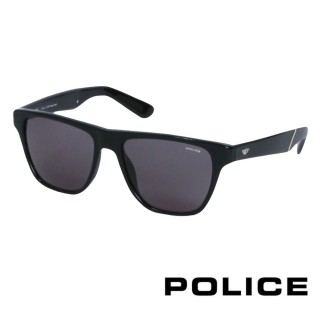 【POLICE】義大利警察都會復古時尚太陽眼鏡(黑 POS1796-700F)