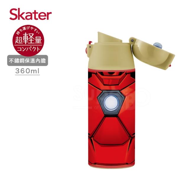 【Skater】直飲不鏽鋼保溫瓶-360ml(迪士尼鋼鐵人)