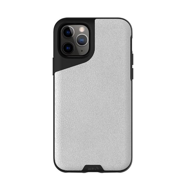 【Mous】Contour 天然材質防摔保護殼-雅白皮革(iPhone 11 Pro Max 6.5吋)