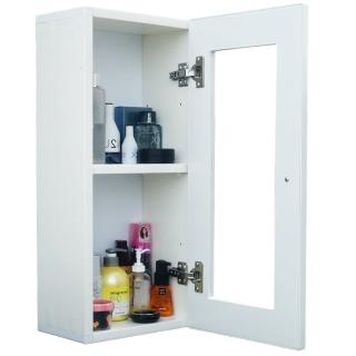 經典單門防水塑鋼浴櫃/置物櫃(白色1入)