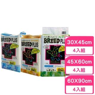 【日本Super cat】BREED PLUS 寵物尿布(4包組)