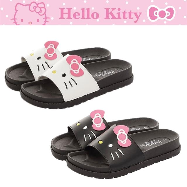 【ALMANDO】HELLO KITTY成人款蝴蝶結休閒拖鞋(正版授權  台灣製造)