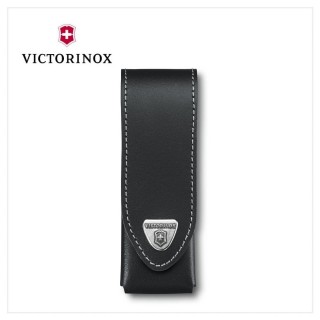【VICTORINOX 瑞士維氏】皮革腰帶刀套/黑(4.0523.3)