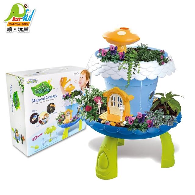 【Playful Toys 頑玩具】DIY花園小屋(DIY手作 聲光玩具 種植玩具 兒童禮物)