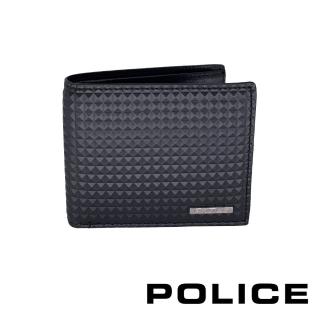 【POLICE】義大利潮牌 頂級4卡1零錢袋男用皮夾(金字塔系列)