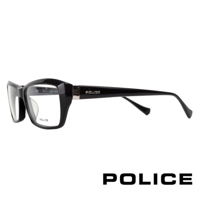 【POLICE】商務最愛經典款光學眼鏡(黑 POV1774-0700)
