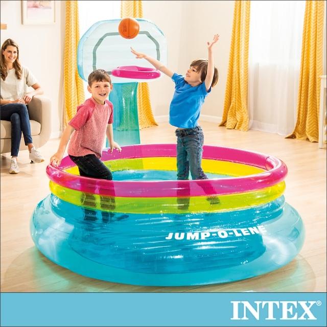 【INTEX】籃球框跳跳床_適用3-6歲(48265)