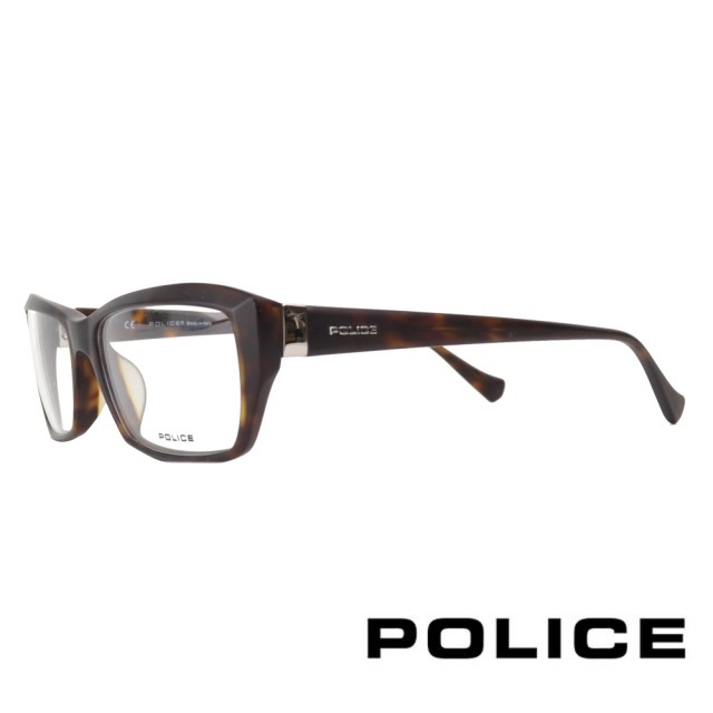 【POLICE】商務最愛經典款光學眼鏡(琥珀 POV1774-0738)