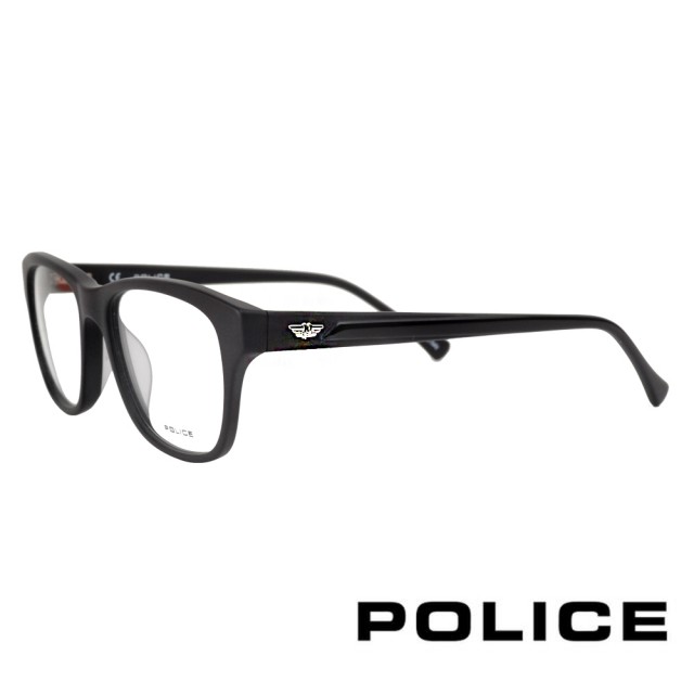 【POLICE】義大利經典設計師款光學眼鏡(霧面黑 POV1867-0703)
