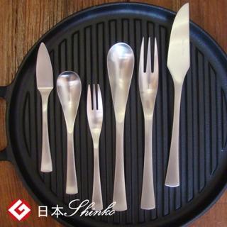 【AnnZen】《日本製 Shinko》愛丁堡EdinBurgh系列-餐刀叉匙餐具禮盒(日本製 餐具禮盒6件組)
