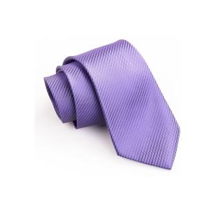 【拉福】防水領帶8cm寬版領帶拉鍊領帶-拉鍊(淡紫)