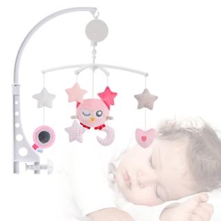 【JoyNa】嬰兒床音樂旋轉鈴 寶寶安撫玩具(發條免用電池)