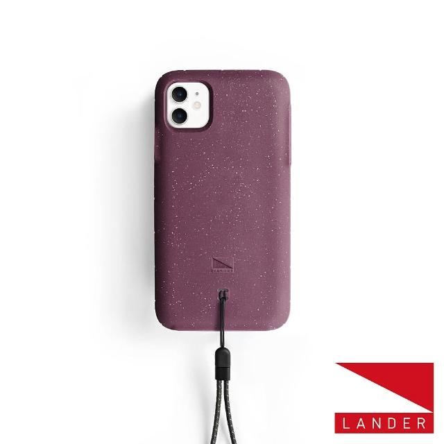 【LANDER】iPhone 11  Moab 防摔手機保護殼(莓果紫 -附手繩)