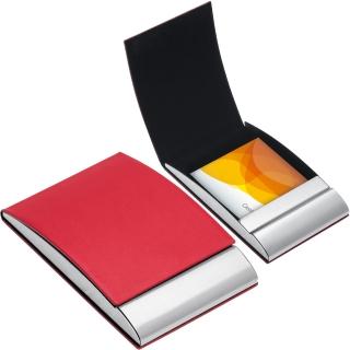 【REFLECTS】Vannes直式名片盒 紅(證件夾 卡夾)