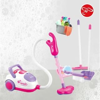 【瑪琍歐玩具】吸塵器+掃具組/A5955(可吸進小泡沫顆粒)