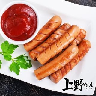【上野物產】美式熱狗 2包(1800g/20條/包熱狗早餐大亨堡)