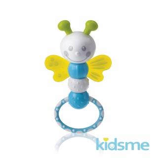 【kidsme】蜻蜓拉環固齒器(獨特三環伸縮設計增加寶寶好奇心)
