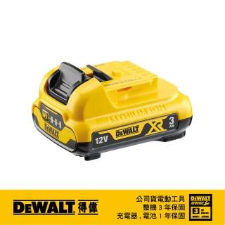【DEWALT 得偉】12V MAX 超鋰電電池 3.0Ah(B-DCB124)