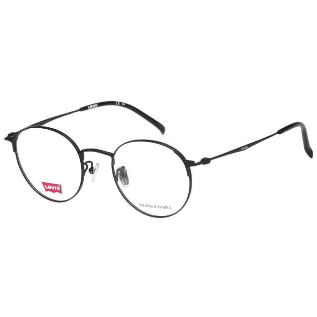 【LEVIS】Levis 光學眼鏡(黑色LV7008F)