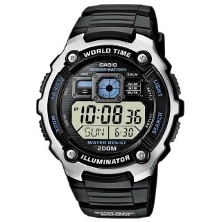 【CASIO 卡西歐】儀錶盤設計概念電子錶(AE-2000W-1A)