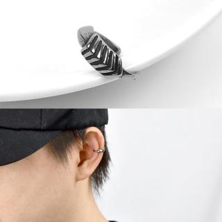 【玖飾時尚】夾式耳環 簡約箭頭鋼製耳骨夾(耳夾耳環)