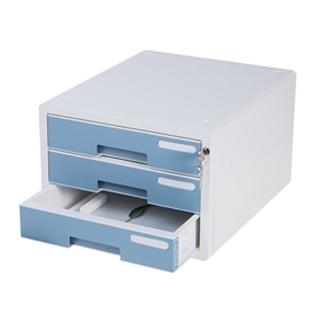 【SYSMAX】三層簡約A4資料櫃 /薄荷藍(A4資料櫃/收納櫃/效率櫃/三層/ 四層櫃/桌上文件)