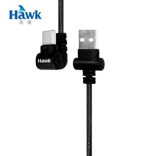 【Hawk 浩客】Type-C 180°手遊充電傳輸線-2色(04-HTU150)