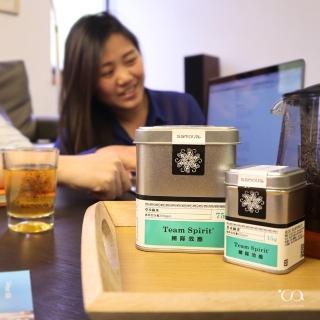 【samova 歐洲時尚茶飲】草本綠茶/含微量咖啡因/Team Spirit 團隊效應(Tea Tin Mini系列/15g)