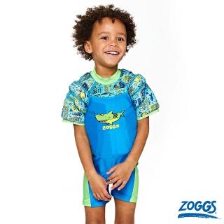【Zoggs】嬰幼兒海底世界水翼防曬浮力連身泳衣(學習/游泳/玩水/海邊/男童/小童)