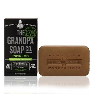 【Grandpa Soaps 神奇爺爺】Grandpa 神奇爺爺 神奇妙松焦油護膚皂 4.25 oz(有效舒緩各種肌膚問題)