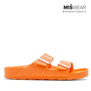 【MISWEAR】女-拖鞋-Evalight 超輕量EVA雙扣女用拖鞋-橘色