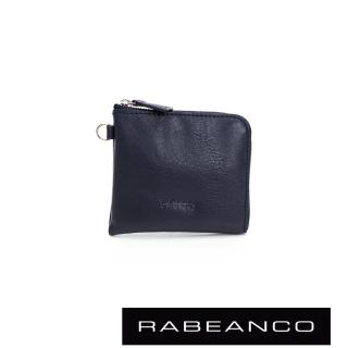 【RABEANCO】時尚名品系列拉鍊小零錢包(深藍)