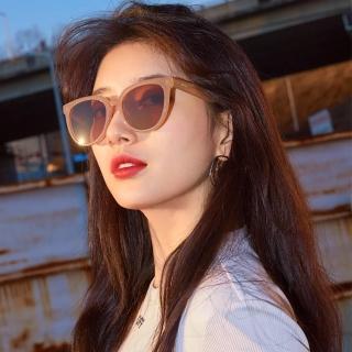 【CARIN】韓風經典個性款太陽眼鏡 NewJeans代言(象牙-棕#KIRSTEN C2)