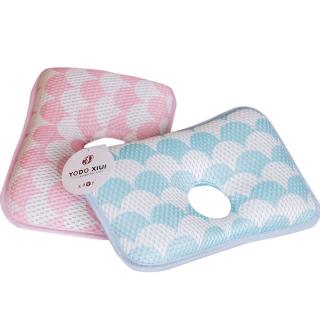 【日本YODO XIUI】3D網眼嬰兒枕 洞洞款 兒童枕頭 防可水洗嬰兒枕 頭型枕 定型枕