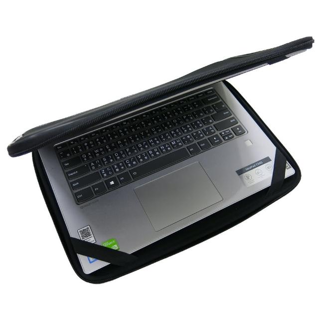 【Ezstick】Lenovo IdeaPad C340 14 IWL 13吋S 通用NB保護專案 三合一超值電腦包組(防震包)
