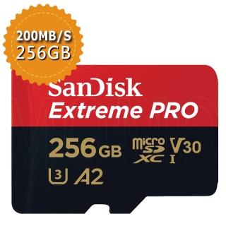 【SanDisk 晟碟】ExtremePRO microSDXC A2 256GB記憶卡(平行輸入)