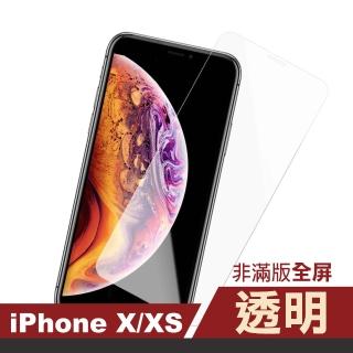iPhone X XS 透明高清非滿版手機保護貼(iPhoneXS手機殼 iPhoneX手機殼)