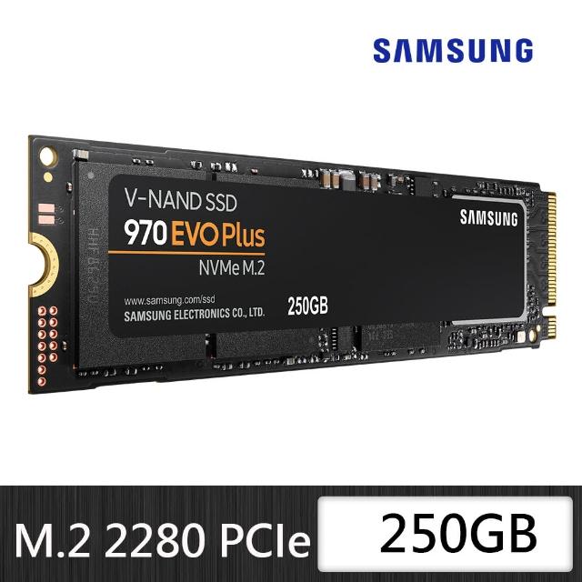 【SAMSUNG 三星】970 EVO Plus 250GB M.2 2280 PCIe 3.0 ssd固態硬碟 MZ-V7S250BW 讀3500M/寫2300M