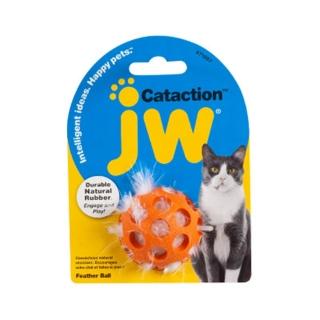 【Petmate】JW 羽毛橡膠洞洞球