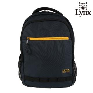 【Lynx】美國山貓運動休閒多隔層機能後背包(深藍色)