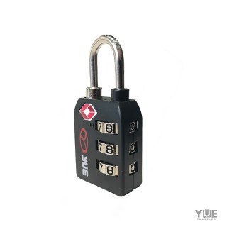【YUE】TSA LOCK海關鎖 全金屬製密碼鎖 出國行李箱防盜 (#368 泡殼紙卡包裝)