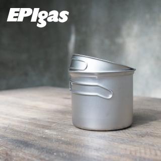 【EPIgas】ATS 鈦炊具組 TS-201(雙夾把手、日本、鈦金屬、輕量化)